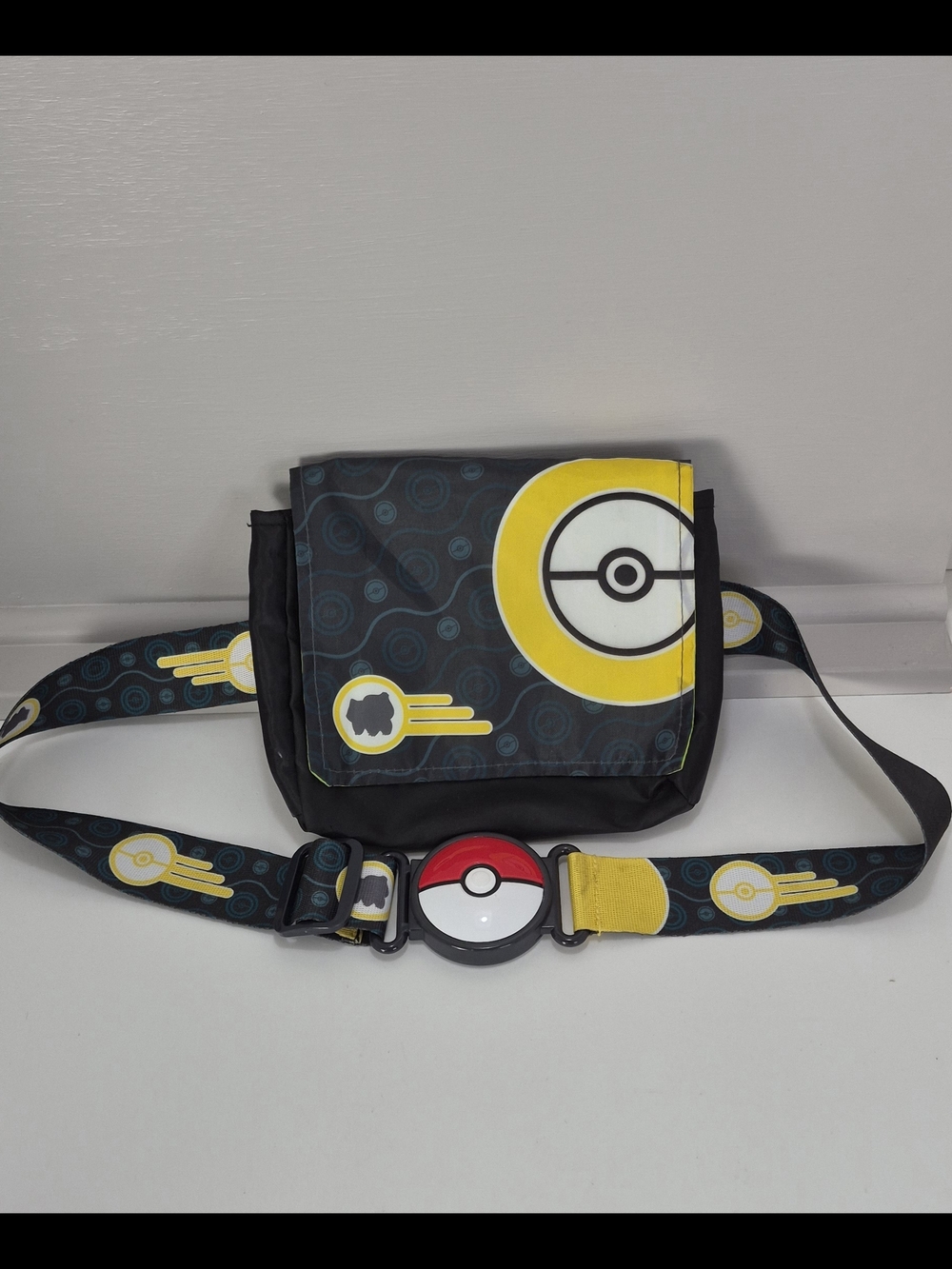 Pokémon Black and Yellow Small Bag with Poké Ball Buckle